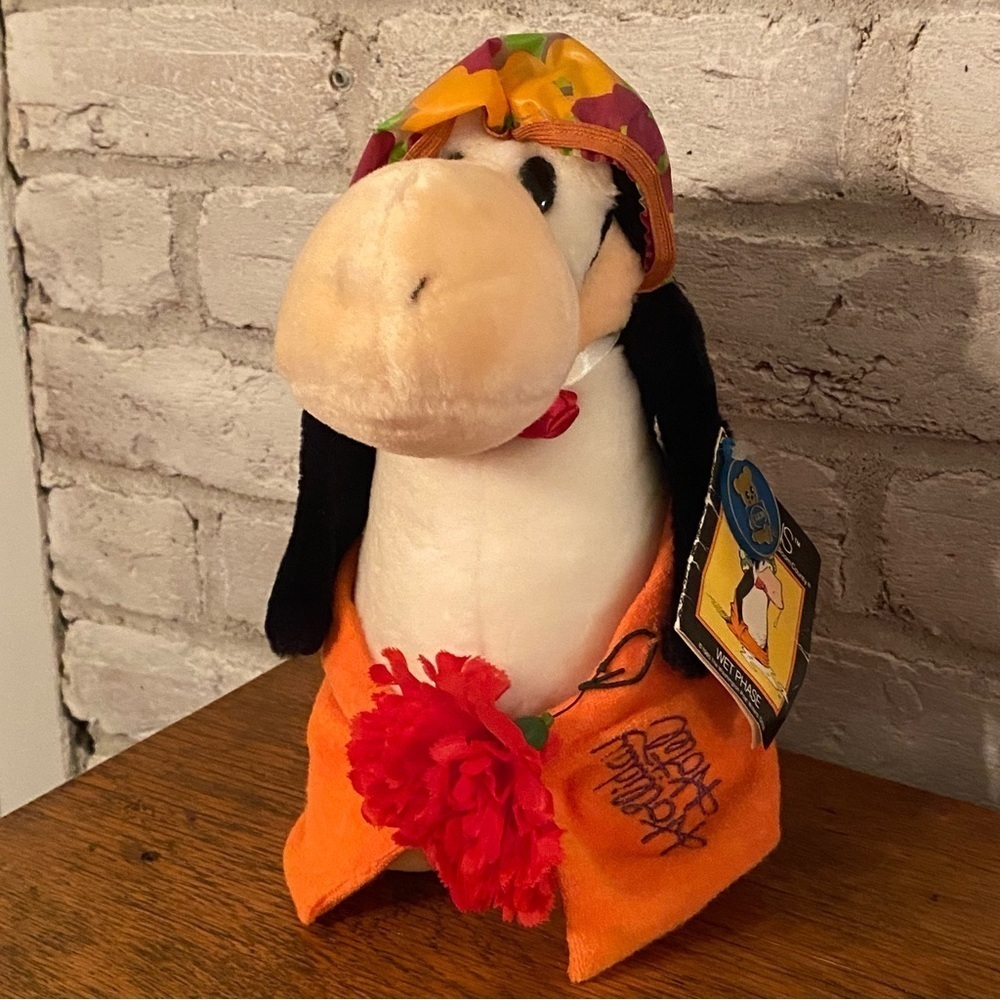 Dakin Bloom County Holiday Hotel Opus Plush 10" Penguin Wet Phase Vintage 1985